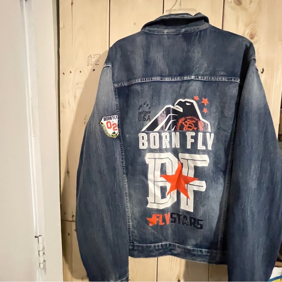 Born Fly Jean Jacket  NWT - Picture 3 of 9